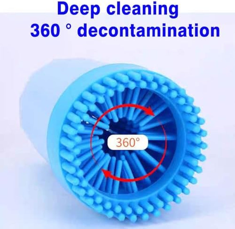 Mudbuster Portable Dog Paw Cleaner, Medium, Blue - Premium Quality Pet Supplies and Accessories